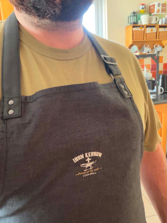 Iron Kernow Bib Apron with Embroided Logo